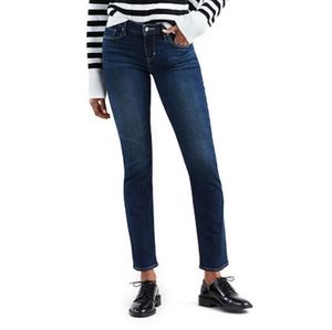 Levis Womens Classic Mid Rise Skinny Jeans 18M